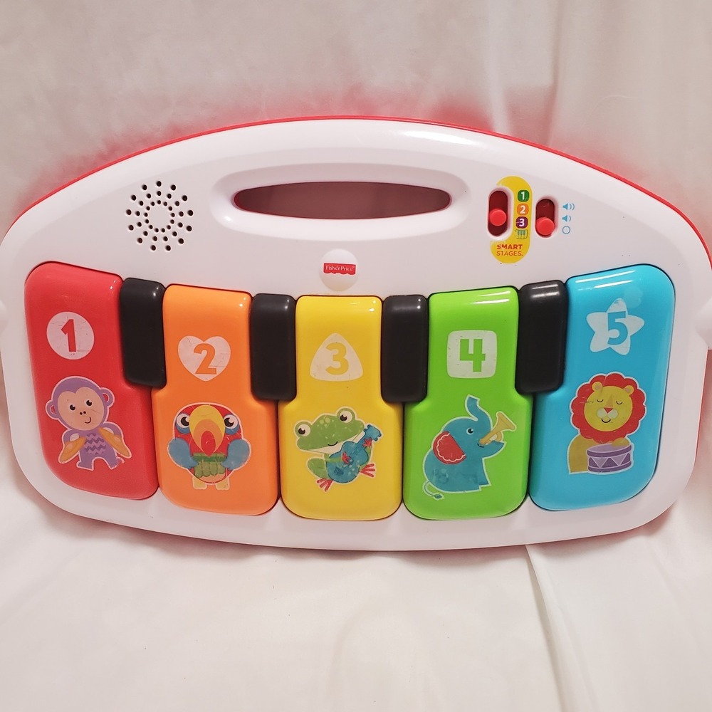 Fisher Price Deluxe Kick N Play Gym Replacement Piano Toy FVY57 Multicolor